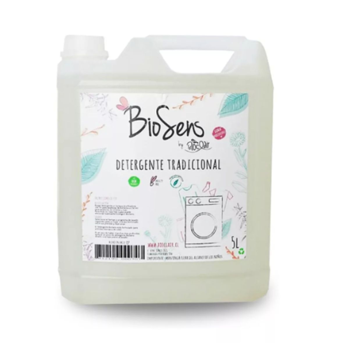 BIOSENS - Pack 2 Detergente Ecológico Biodegradable 5L Biosens