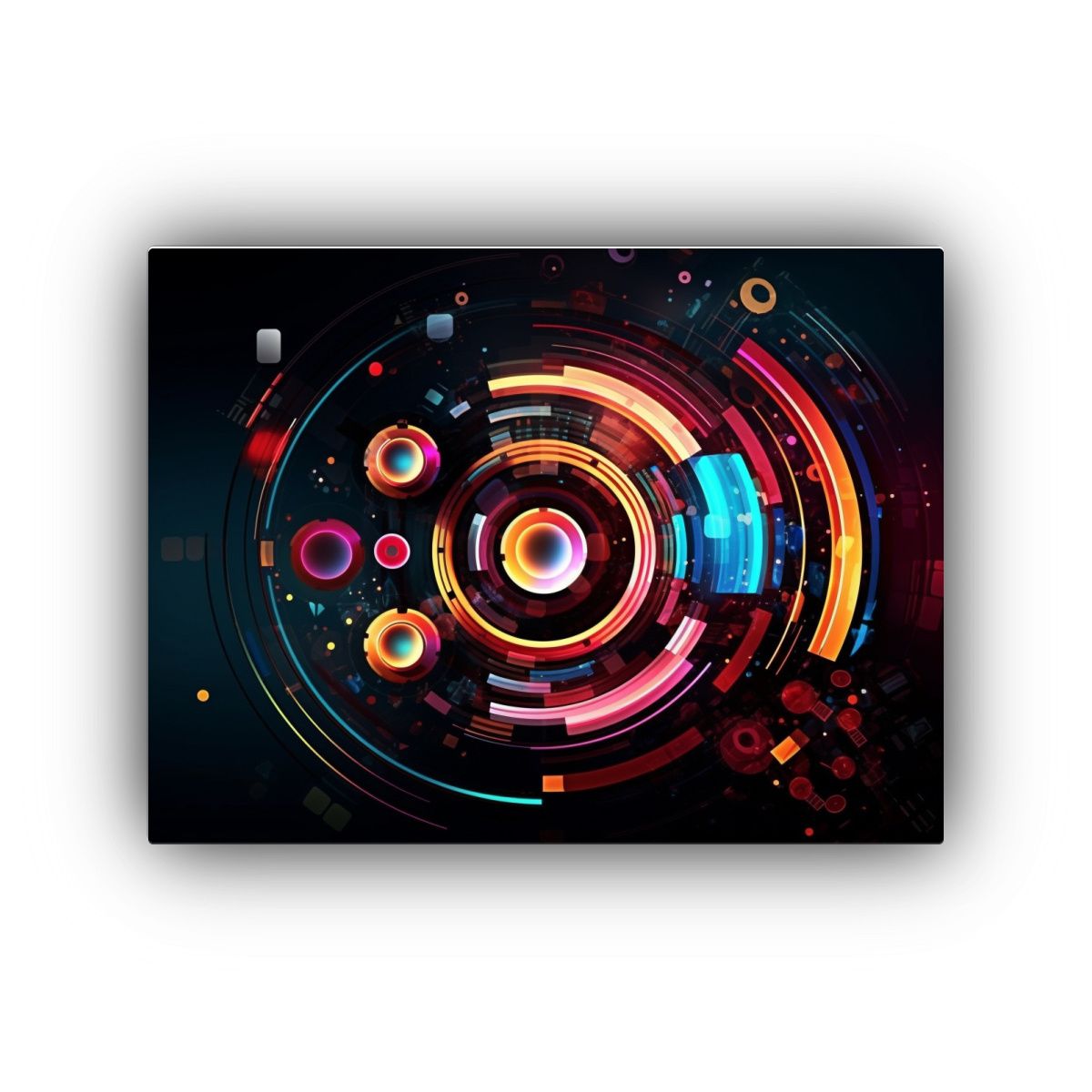 GENERICO - Pinturas Abstractas Tecnología Baño Belleza 120x80cm