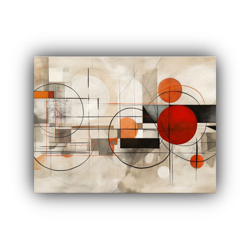 GENERICO - Cuadro Abstracto Multicapa Para Decoración De Interiores 120x80cm
