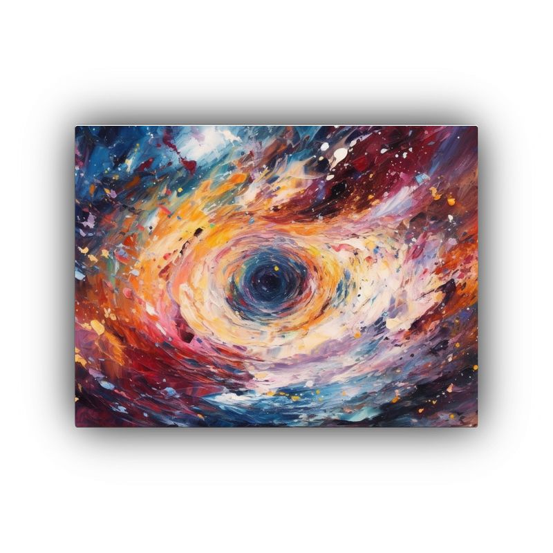 GENERICO - Arte De Pared Decorativo Multicolor El Cosmos En Estilo Impr 120x80cm