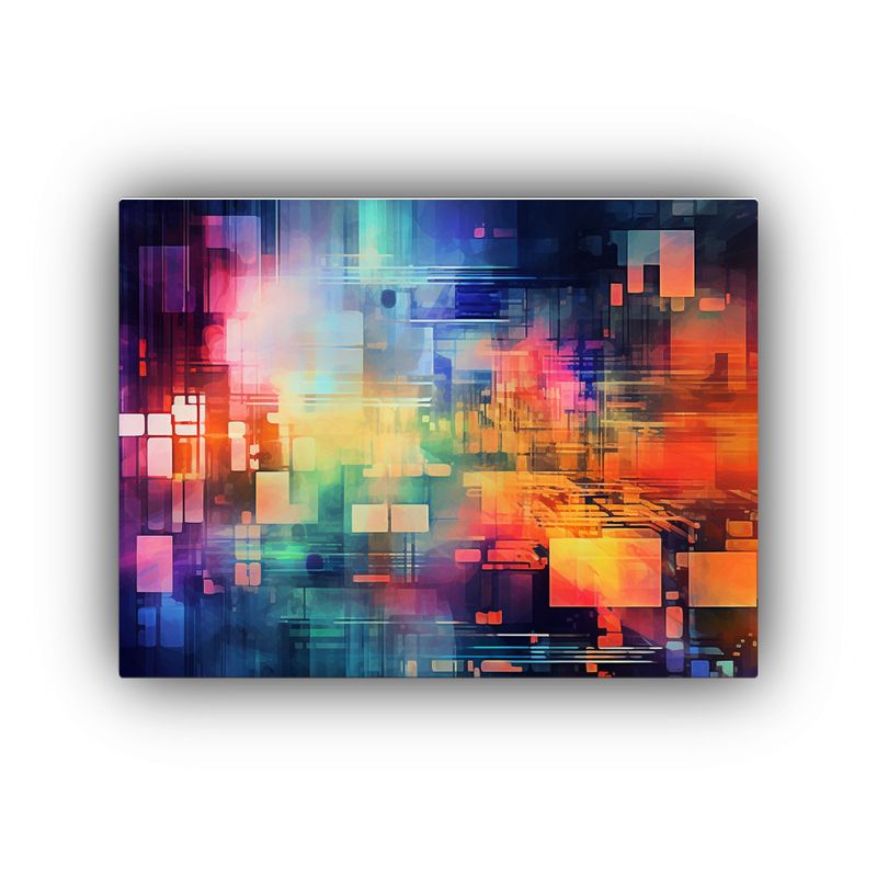 GENERICO - Diseño De Fondo Moderno Y Vibrante Abstracto Para Decoraci 120x80cm