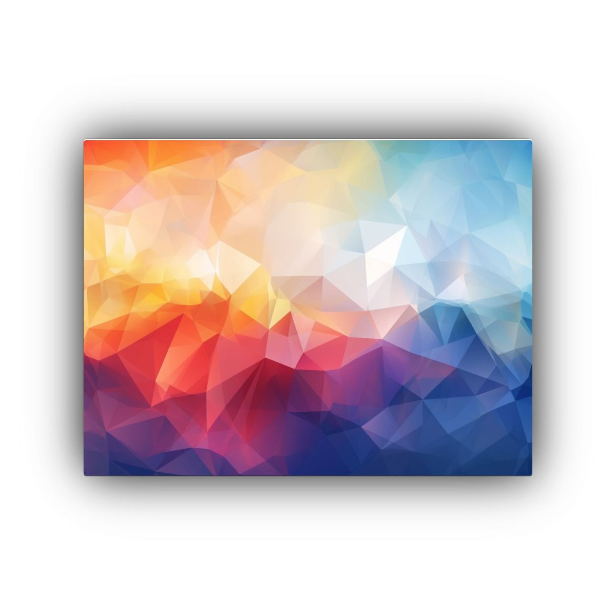 GENERICO - Banner Abstracto Poligonal De Alta Resolución Para Decoraci 120x80cm