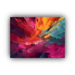 GENERICO - Pintura Abstracta Empoderamiento Premiada En Marco Galería 120x80cm