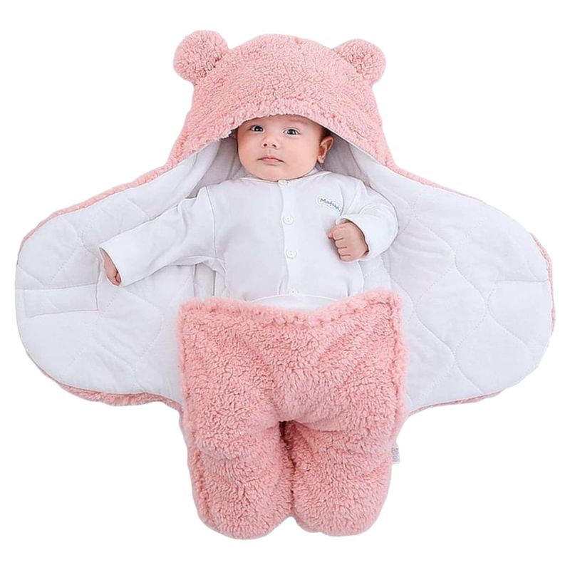 GENERICO - Saco Manta Envoltura De Dormir Bebe Saco Abrigo ROSA