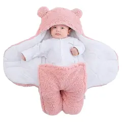 GENERICO - Saco Manta Envoltura De Dormir Bebe Saco Abrigo ROSA