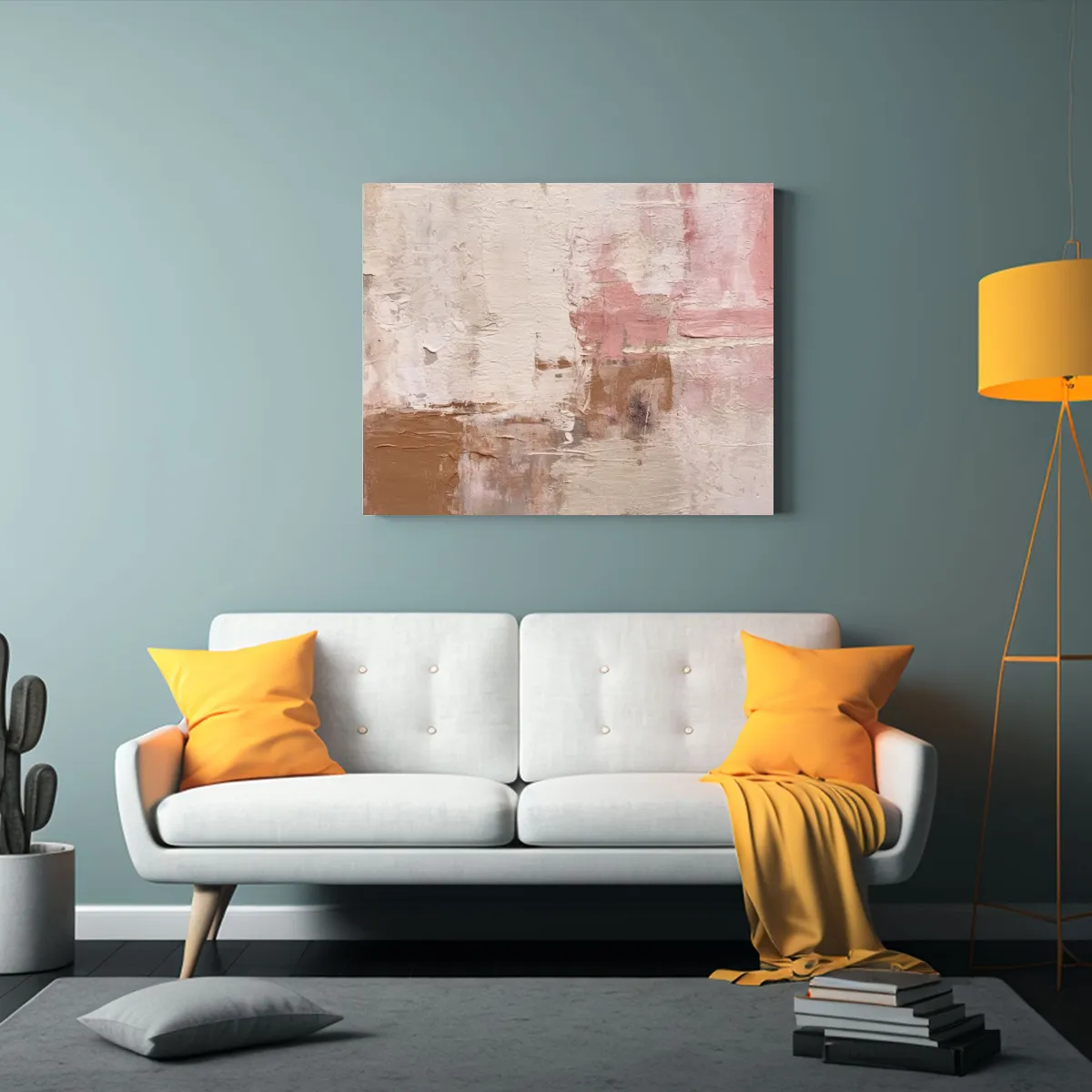 GENERICO - Cuadro Abstracto Inspirado En El Estilo De Mark Rothko Con T 120x80cm