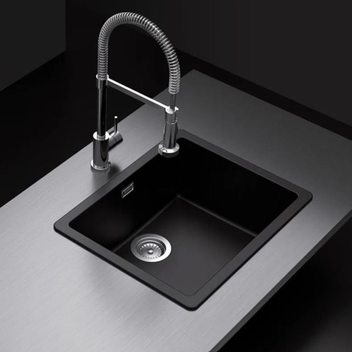 SCHOCK - Lavaplatos Quadro N 100 S Onyx