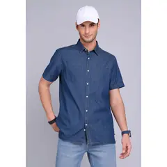 ARROW - Camisa Denim Manga Corta