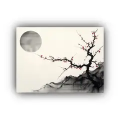 GENERICO - Pintura Tela Canvas Sumie Cultura Olivia Thompson 120x80cm