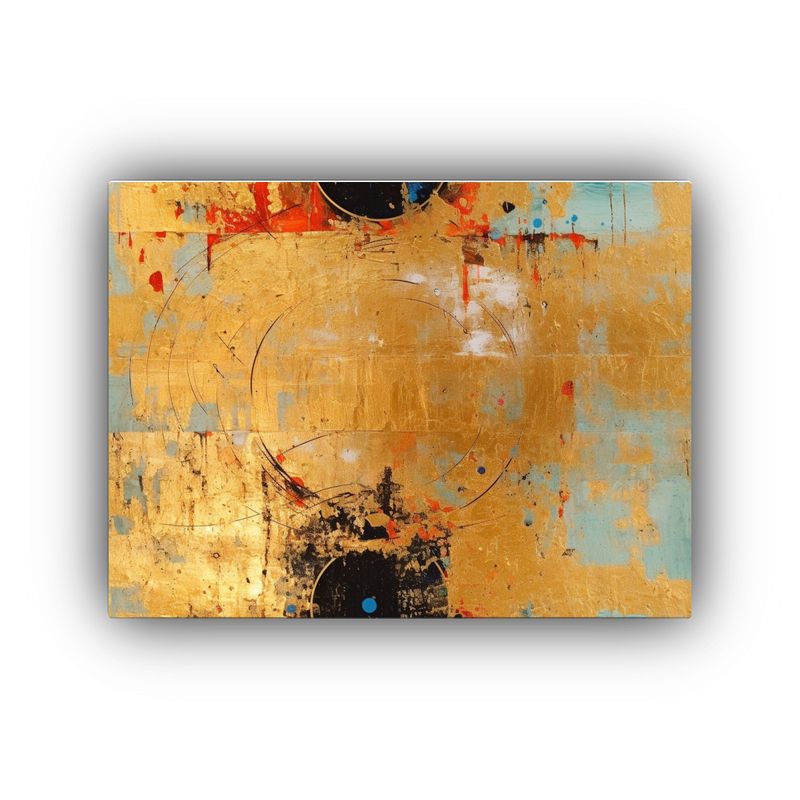 GENERICO - Cuadro Abstracto Contemporáneo Historia De Ko Same 120x80cm