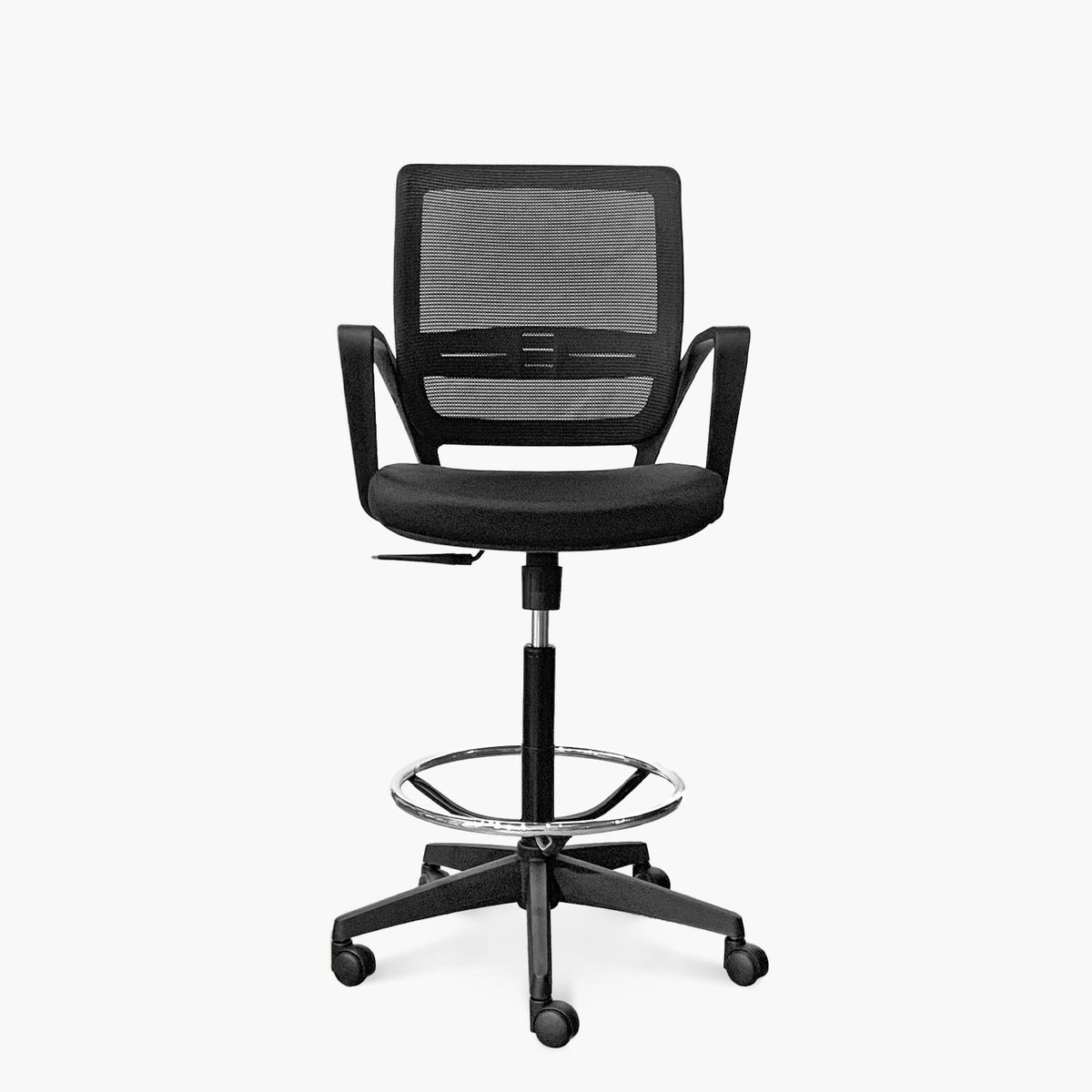 FORM OFFICE - Silla Oficina Job con Aro Cajero Negro Form