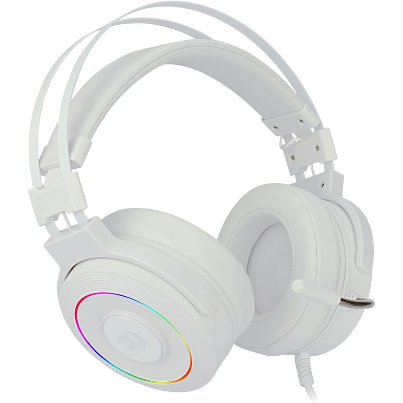 REDRAGON - Audífonos Gamer Redragon Lamia H320 71 RGB Incluye Soporte Blanco