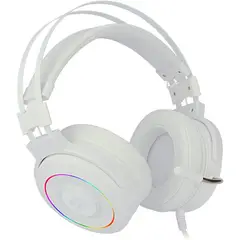REDRAGON - Audífonos Gamer Lamia H320 71 RGB Incluye Soporte Blanco