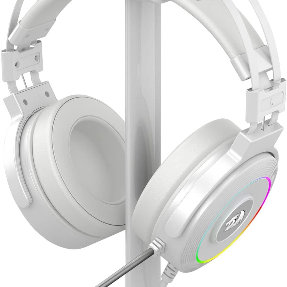 REDRAGON - Audífonos Gamer Redragon Lamia H320 71 RGB Incluye Soporte Blanco