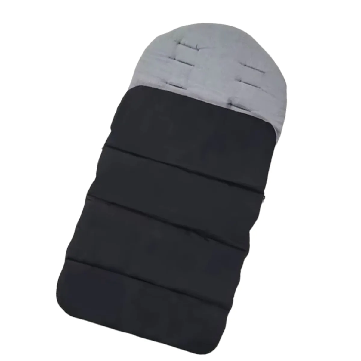 GENERICO - Saco Para Coche Bebé Impermeable Forro Polar Térmico NEGRO