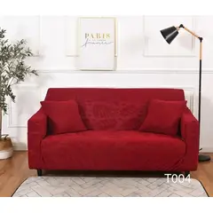 ANGELES DEL HOGAR - Funda Para Sillón Sofá 3 Cuerpo con Diseño De Hoja