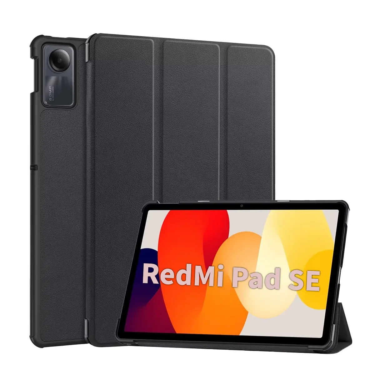 GENERICO - Funda Smart Cover Para Xiaomi Pad SE 11 Con Ranura Negro