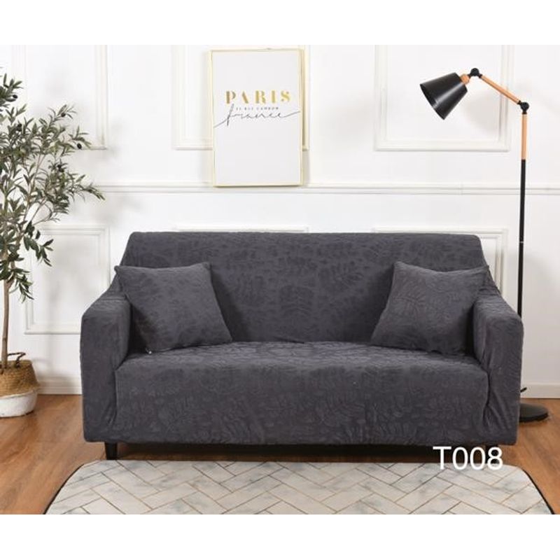 ANGELES DEL HOGAR - Funda  Para Sillón Sofá 3 Cuerpo con Diseño De Hoja
