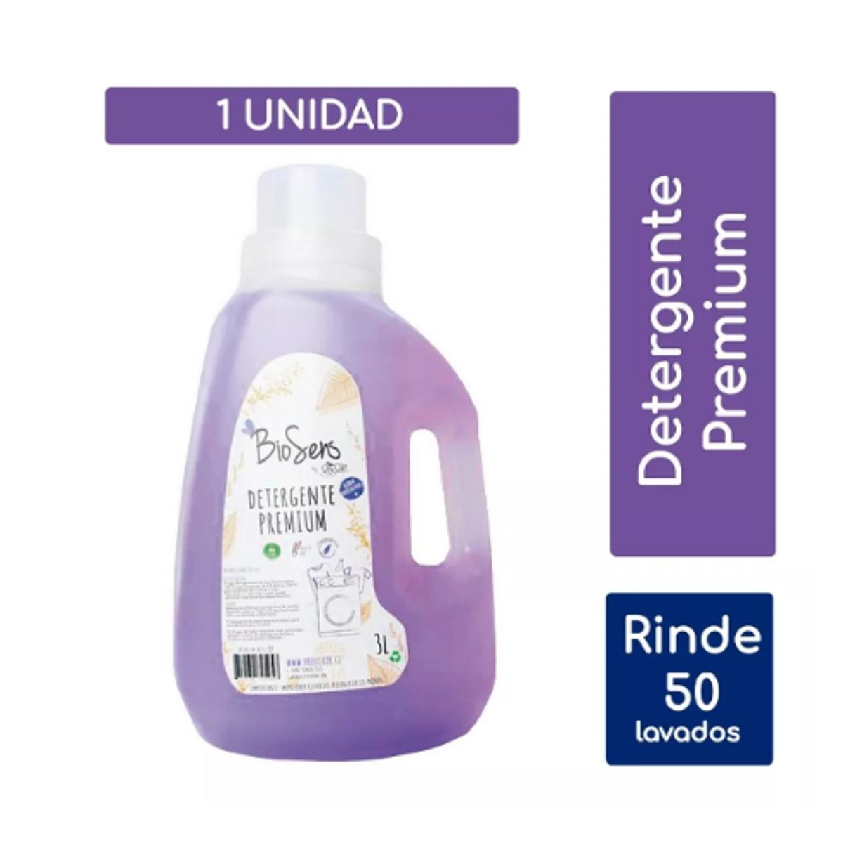 BIOSENS - Detergente Biodegradable Premium 3l Hipoalergenico Biosens