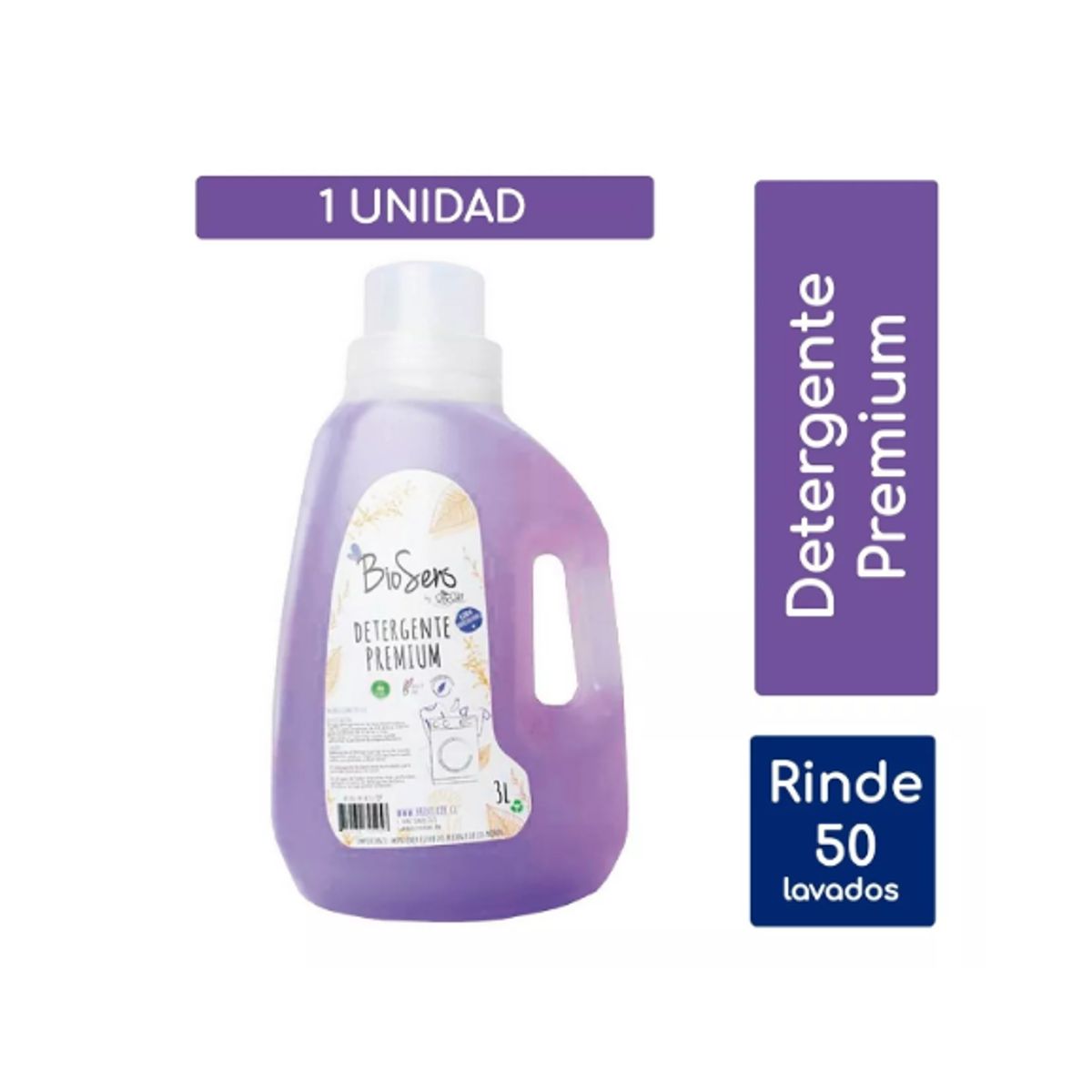 BIOSENS - Detergente Biodegradable Premium 3l Hipoalergenico Biosens