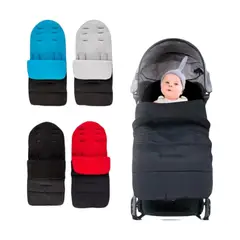 GENERICO - Saco Para Coche Bebé Impermeable Forro Polar Térmico GRIS