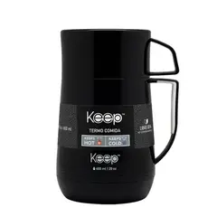KEEP - Termo De Comida Pp Alimentos 600ml Negro