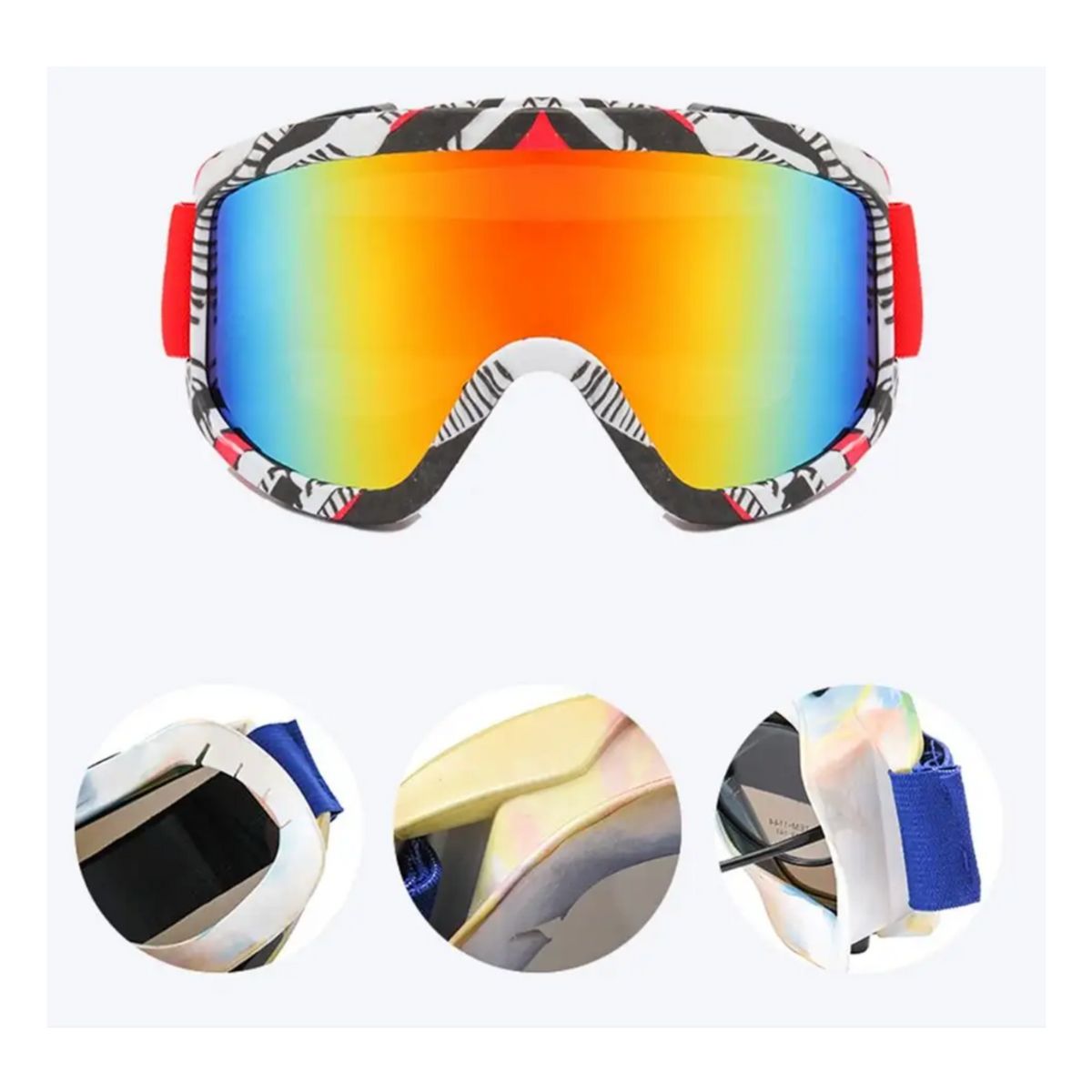 GENERICO - Antiparra Lentes De Nieve Para Adultos Ski Y Snowboard