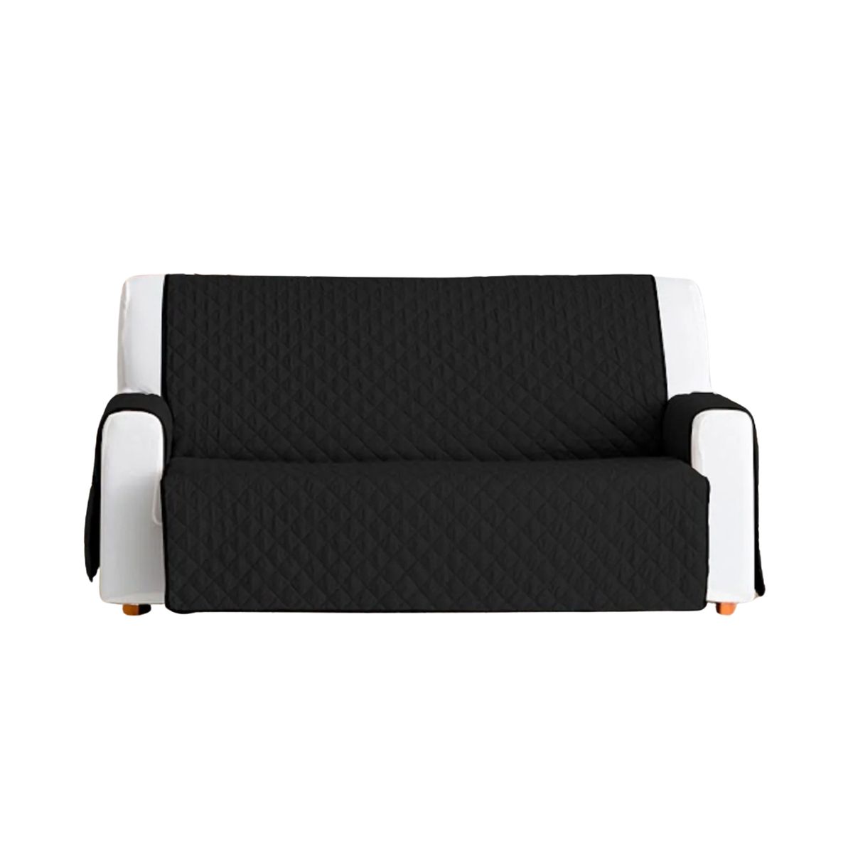 IMPORTCLICK - Funda Cobertor Protector Sofá Sillón 3 Cuerpos Negro