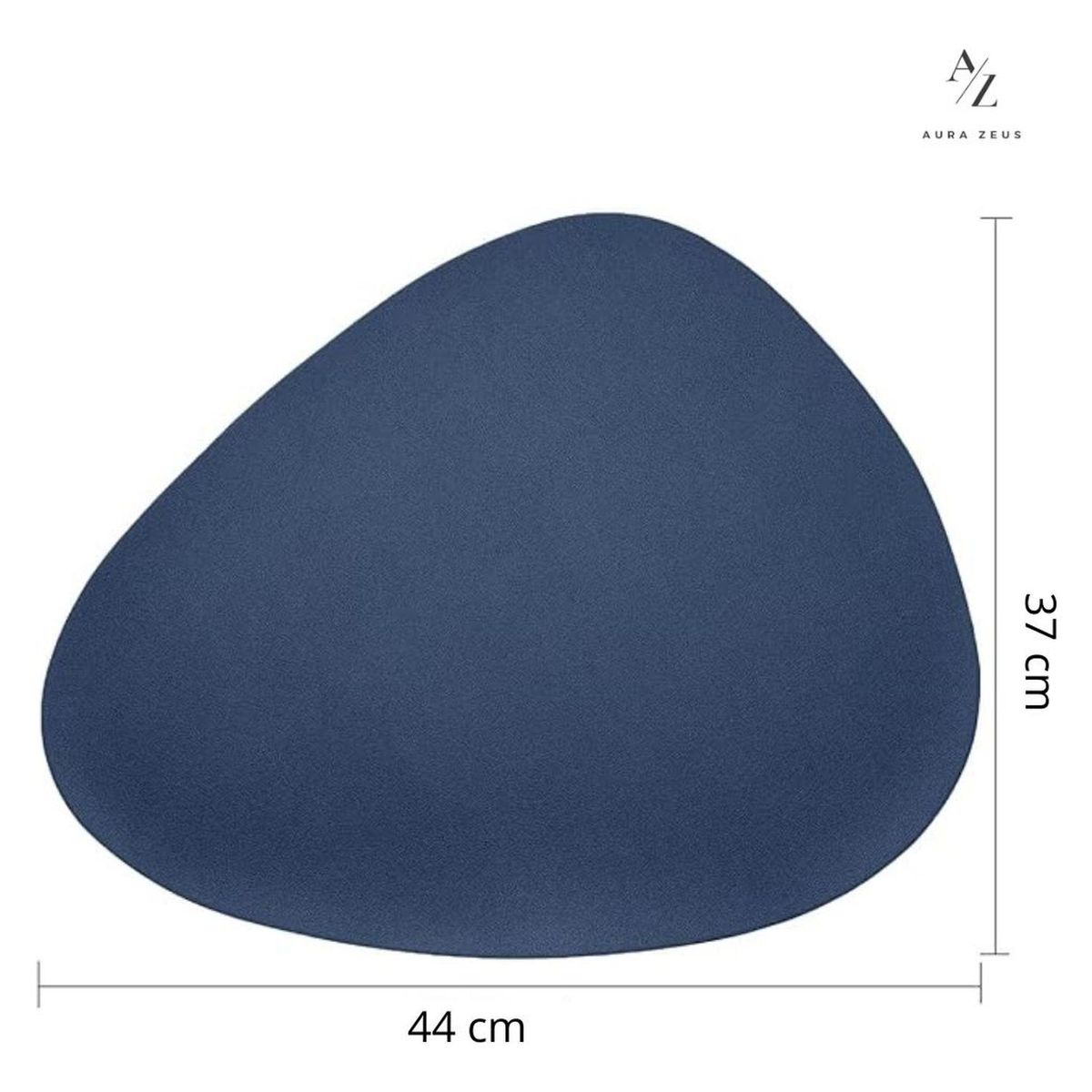 AZ AURAZEUS - Set 4 Individuales Ecocuero Impermeables Antimanchas Reversibles AZ