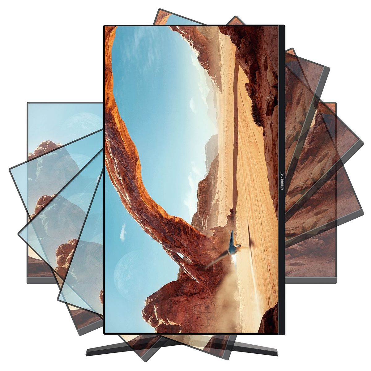 MASTER G - Pack Monitor Gamer 27" Full HD Plano 180Hz 1ms + Soundbar