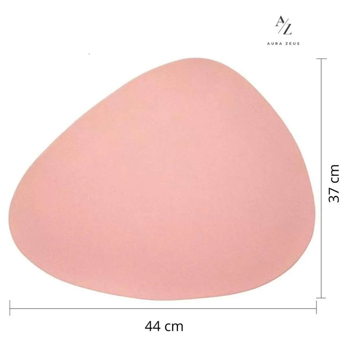 AZ AURAZEUS - Set 4 Individuales Ecocuero Impermeables Antimanchas Reversibles