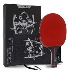 CRUSEC - Paleta De Ping Pong 6 Estrella Para Diversión Al Aire Libre