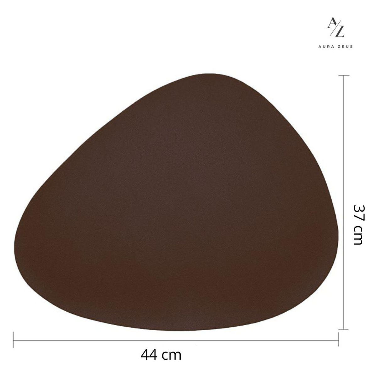 AZ AURAZEUS - Set 4 Individuales Ecocuero Impermeables Antimanchas Reversibles AZ