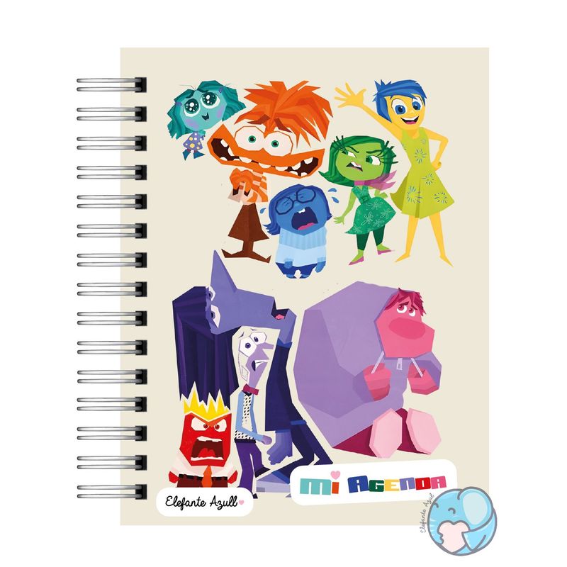 ELEFANTE AZULL - Agenda Inside Out Intensamente