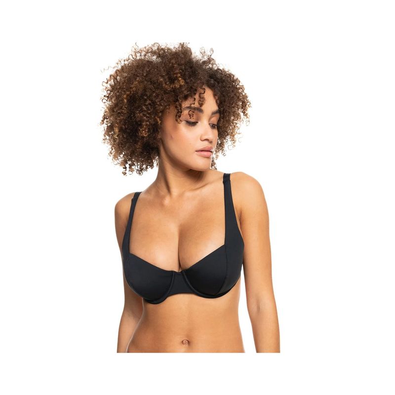 ROXY - Top Bikini Roxy Beach Mujer  Classics Negro