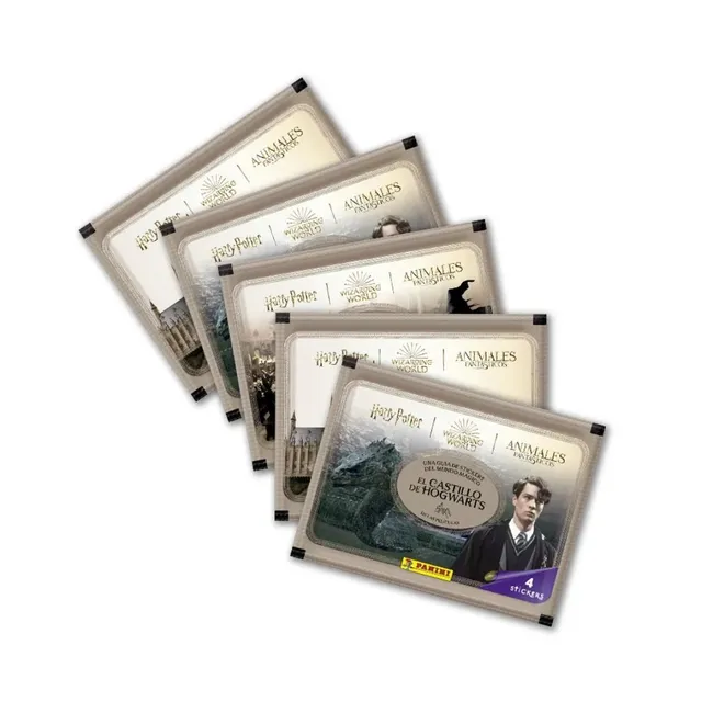 PANINI CHILE - Pack 40 Sobres Álbum Harry Potter El Castillo De Hogwarts
