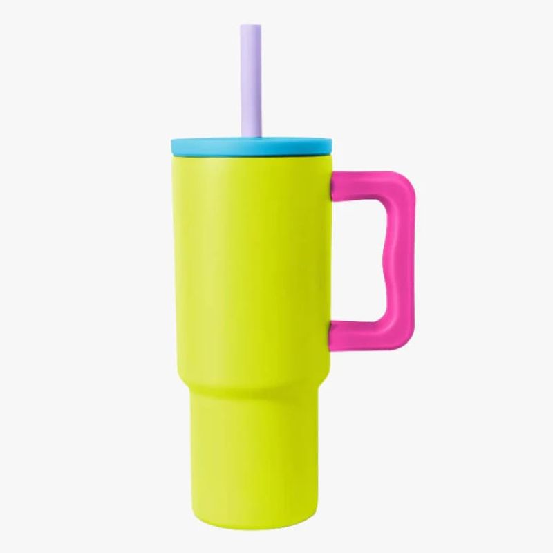 GENERICO - VASO TERMICO PREMIUM 900ML VERDE MULTI