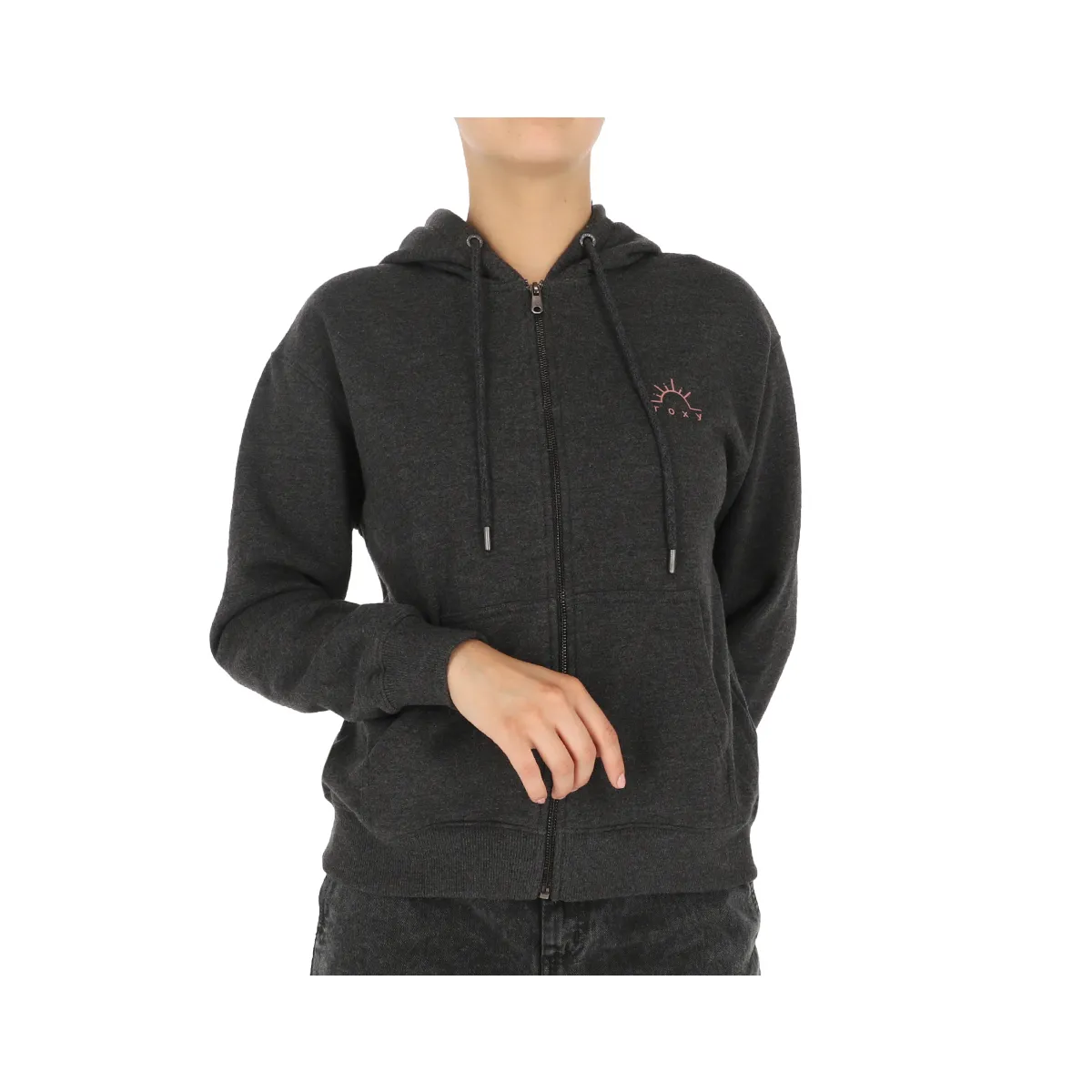 ROXY - Polerón Roxy Full Zip Mujer Grey Melange