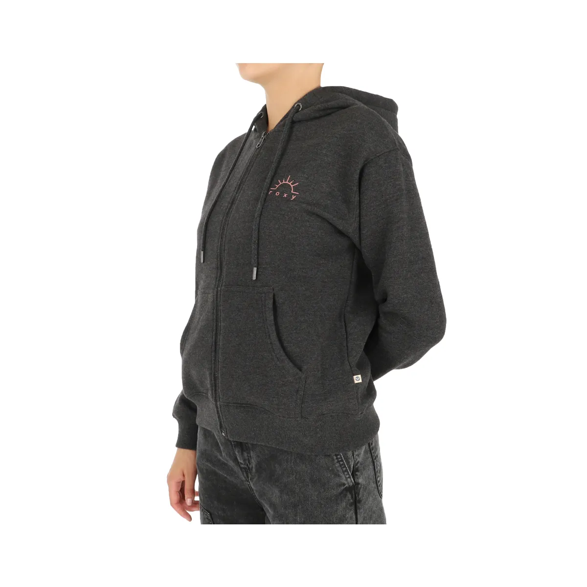 ROXY - Polerón Roxy Full Zip Mujer Grey Melange