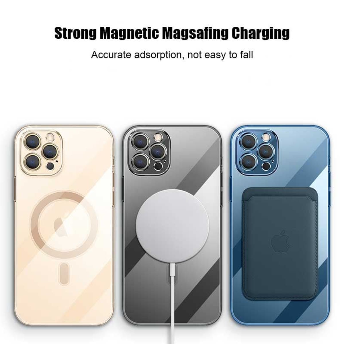 GENERICO - Carcasa Magsafe para iPhone 13 Pro Max Purpura