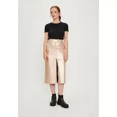 IO - Falda Larga Rose Gold Mujer