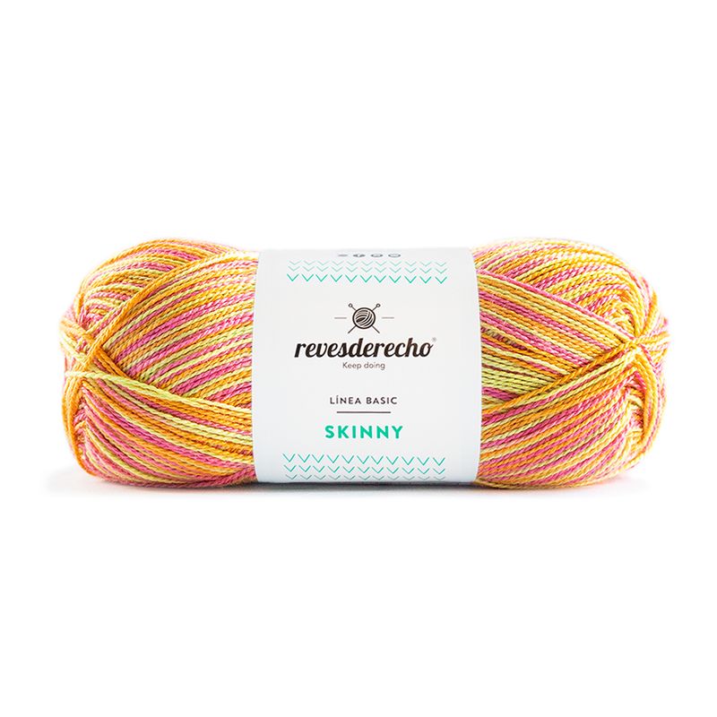 REVESDERECHO - Hilo Skinny Mix 100grs - Sandia 0192