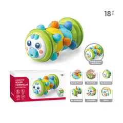 GENERICO - Juguete Oruga Roller Verde Para Bebé