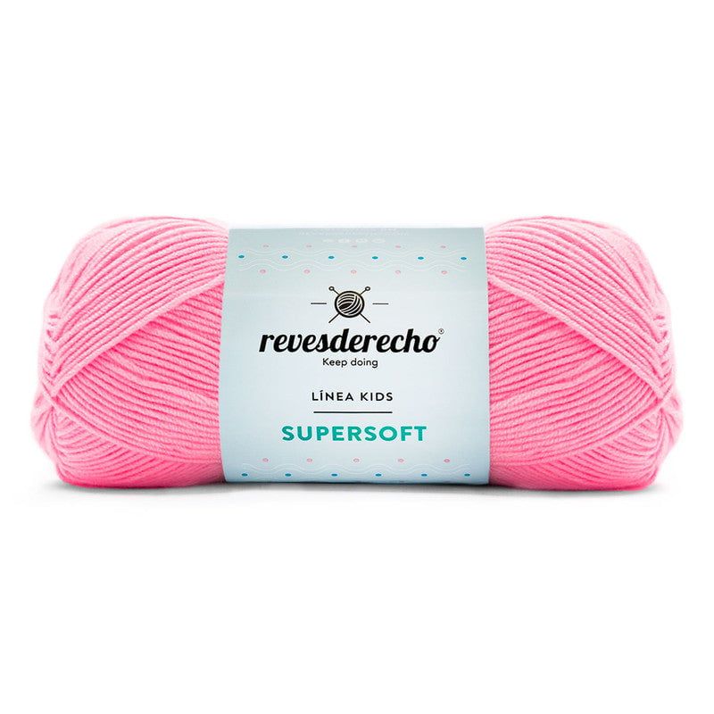 REVESDERECHO - Lana Supersoft 100grs - Rosado 0003