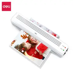 DELI - Termolaminadora Plastificadora A3 Automática Blanca