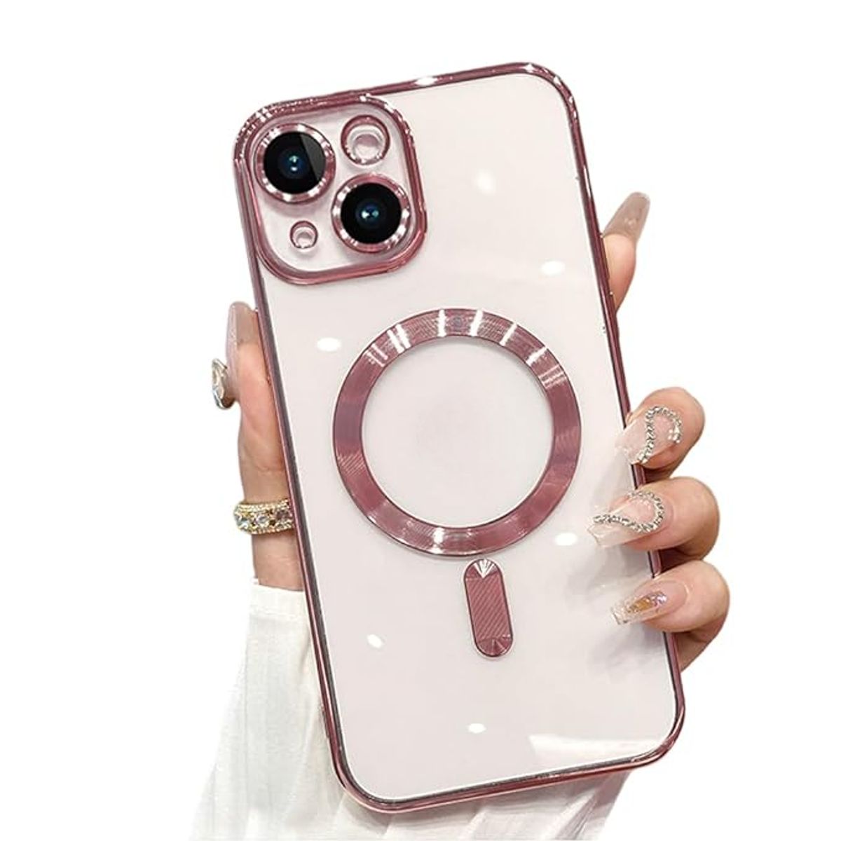 GENERICO - Carcasa Magsafe para iPhone 13 Rosado