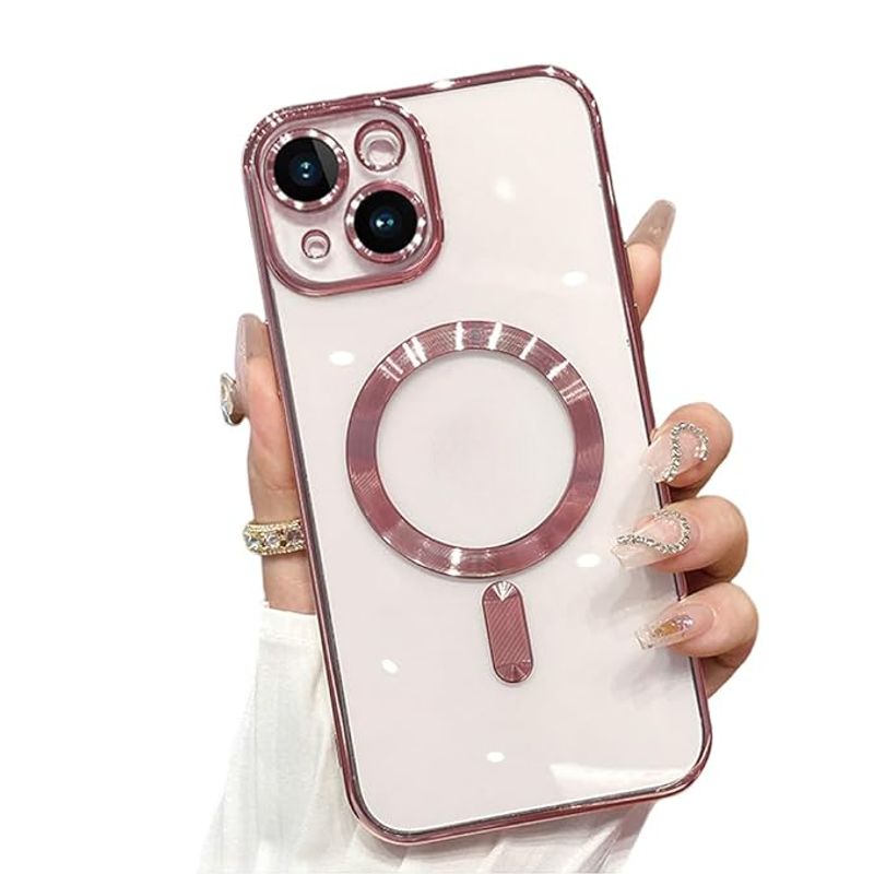 GENERICO - Carcasa Magsafe para iPhone 13 Rosado