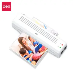 DELI - Termolaminadora Plastificadora A4 Automática Blanca
