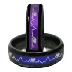 ELBAULDEJUMA - Anillo humor cambia color con temperatura térmico talla 9US