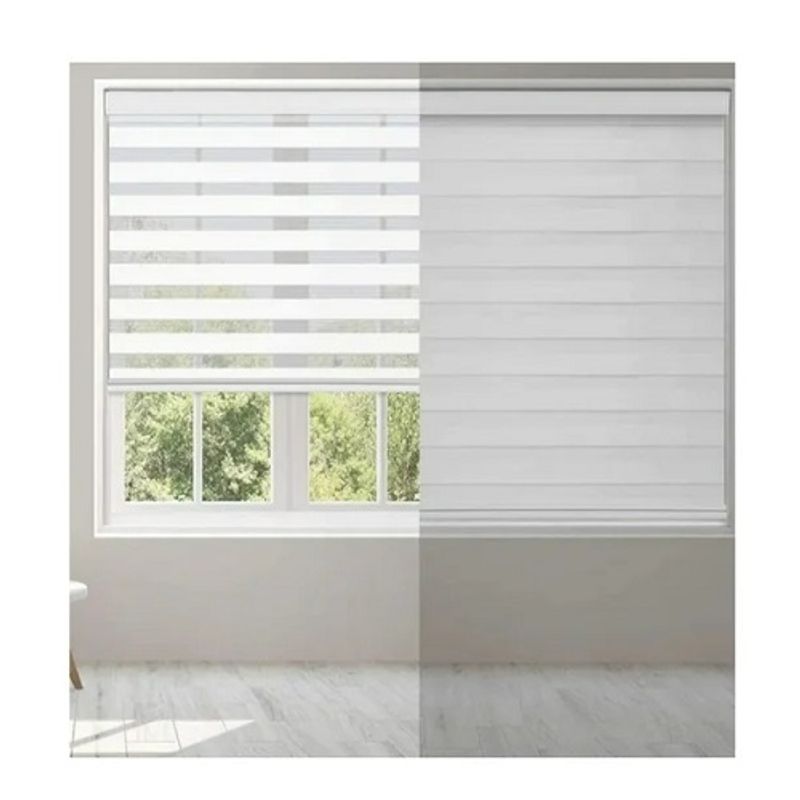 GENERICO - cortina roller duo 120x240 dia y noche NEGRO